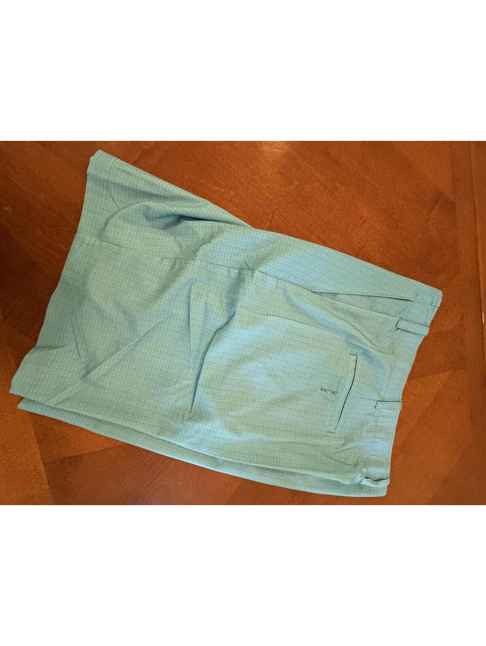 Jack Nicholaus W42 Light Blue Checkered Dress Shorts D226